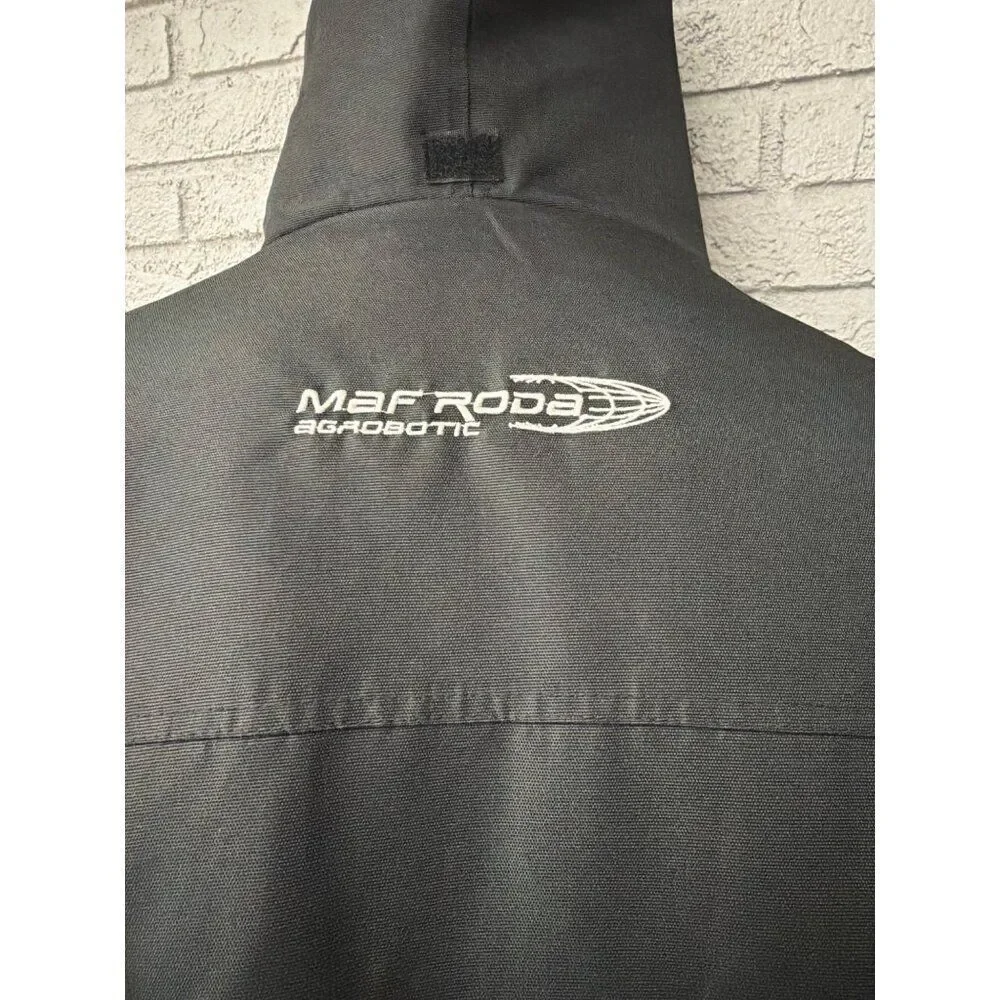 US Basic Men’s Black Hooded Utility Parka Jacket Size XL